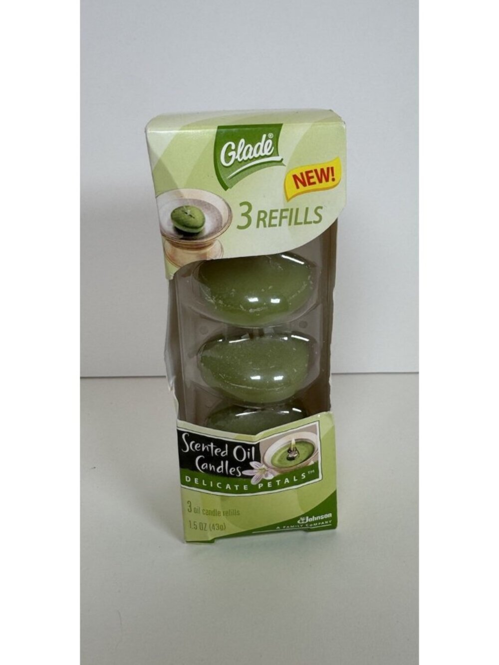 New Glade Scented Oil Candles Refills Delicate Petals Fragrance Discontinued Y2K
